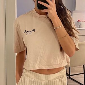 Balmain Light Pink Graphic T-Shirt